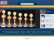 Tablet Screenshot of beas-awards.com